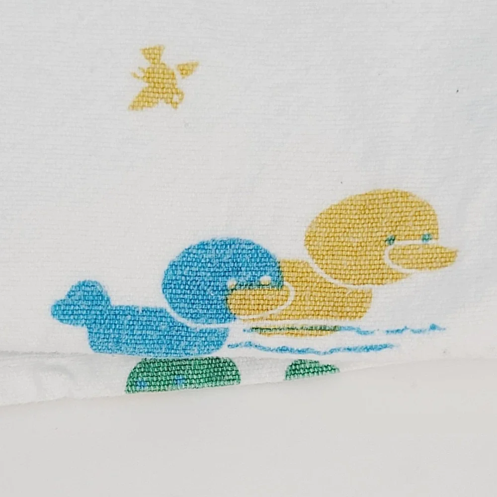 Vintage Lot of 3 Medline Kuddle-Up Hospital Receiving Blankets Duckies Ducks